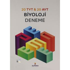 TYT AYT Biyoloji 20 Deneme Supara Yayınları