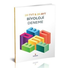 TYT AYT Biyoloji 20 Deneme Supara Yayınları