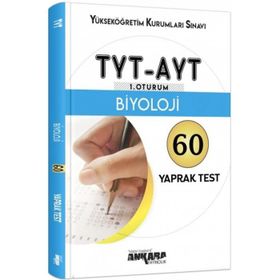 TYT AYT Biyoloji 60 Yaprak Test Ankara Yayıncılık