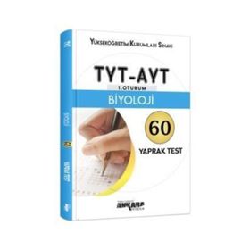 TYT AYT Biyoloji 60 Yaprak Test Ankara Yayıncılık