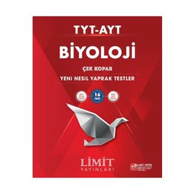 TYT-AYT Biyoloji Çek Kopar Yaprak Test-Limit Yayınları