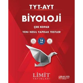 TYT-AYT Biyoloji Çek Kopar Yaprak Test-Limit Yayınları