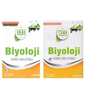 TYT AYT Biyoloji Konu Anlatımı 2 Kitap Set -Palme Yayınevi