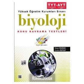 TYT-AYT Biyoloji Konu Kavrama Testleri - Neşe Dudak Evrim Öztop