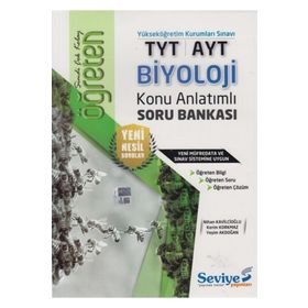 TYT AYT Biyoloji Öğreten Konu Anlatımlı Soru Bankası Seviye Yayınları