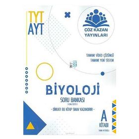 TYT AYT Biyoloji Soru Bankası Çöz Kazan Yayınları
