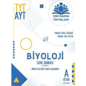 TYT AYT Biyoloji Soru Bankası Çöz Kazan Yayınları