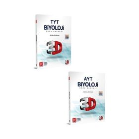 TYT AYT Biyoloji Soru Bankası Seti 3D Yayınları