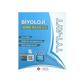 TYT AYT Biyoloji Soru Bankası Sonuç Yayınları