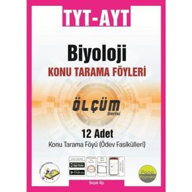 TYT AYT Biyoloji Tarama Föyleri 12 Fasikül Pano Yayınevi