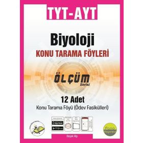 TYT AYT Biyoloji Tarama Föyleri 12 Fasikül Pano Yayınevi