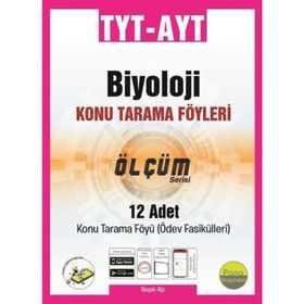 TYT AYT Biyoloji Tarama Föyleri 12 Fasikül Pano Yayınevi