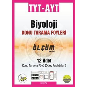 TYT AYT Biyoloji Tarama Föyleri 12 Fasikül Pano Yayınevi