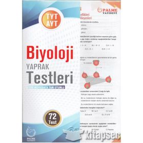 TYT AYT Biyoloji Yaprak Test - Palme Yayınları