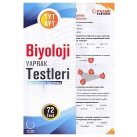 TYT AYT Biyoloji Yaprak Test - Palme Yayınları