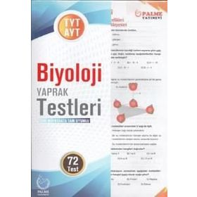 TYT AYT Biyoloji Yaprak Test - Palme Yayınları