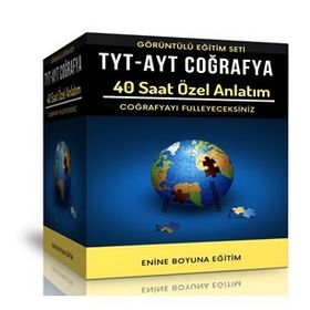 TYT-AYT Coğrafya Görüntülü Eğitim Seti 40 Saat Özel Anlatım Enine Boyuna Eğitim