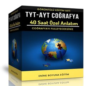 TYT-AYT Coğrafya Görüntülü Eğitim Seti 40 Saat Özel Anlatım Enine Boyuna Eğitim