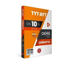 TYT AYT Coğrafya Son 10 Yılın Çıkmış Sorular ve Çözümleri-A Yayınları