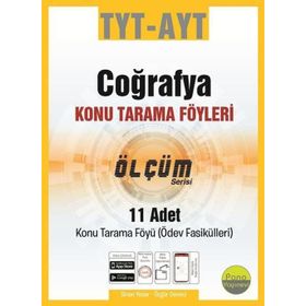 TYT AYT Cografya Tarama Föyleri 11 Fasikül Pano Yayınevi