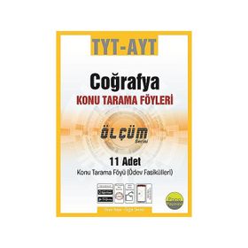 TYT AYT Cografya Tarama Föyleri 11 Fasikül Pano Yayınevi