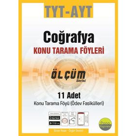 TYT AYT Cografya Tarama Föyleri 11 Fasikül Pano Yayınevi