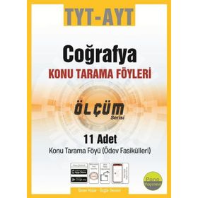 TYT AYT Cografya Tarama Föyleri 11 Fasikül Pano Yayınevi