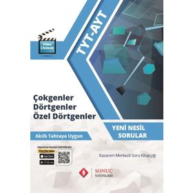TYT AYT Çokgenler Dörtgenler Özel Dörtgenler Sonuç Yayınları