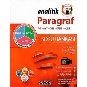 TYT AYT DGS KPSS ALES Analitik Paragraf Soru Bankası Merkez Yayınları