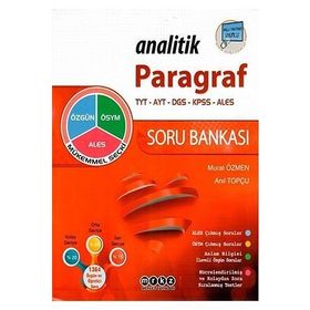 TYT AYT DGS KPSS ALES Analitik Paragraf Soru Bankası Merkez Yayınları