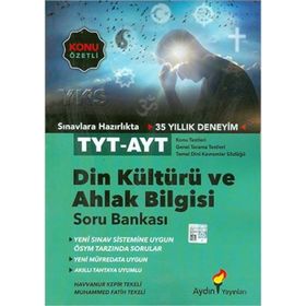 TYT AYT Din Kültürü ve Ahlak Bilgisi Soru Bankası - Aydın Yayınları