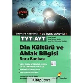 TYT AYT Din Kültürü ve Ahlak Bilgisi Soru Bankası - Aydın Yayınları