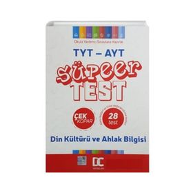 TYT AYT Din Kültürü Ve Ahlak Bilgisi Süper Test Çek Kopar Doğru Cevap Yayınları