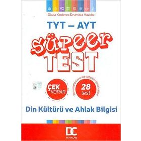 TYT AYT Din Kültürü Ve Ahlak Bilgisi Süper Test Çek Kopar Doğru Cevap Yayınları