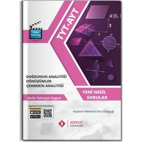 TYT AYT Doğrunun Analitiği Dönüşümler Çemberin Analitiği Derece Yayınları