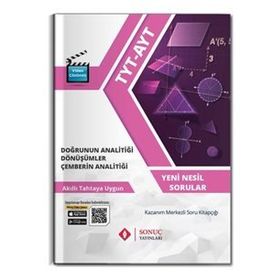 TYT AYT Doğrunun Analitiği Dönüşümler Çemberin Analitiği Derece Yayınları