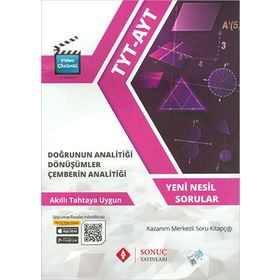 TYT AYT Doğrunun Analitiği Dönüşümler Çemberin Analitiği Sonuç Yayınları