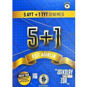 TYT AYT Eşit Ağırlık 5 + 1 Denemesi - Bilgi Sarmal Yayınları