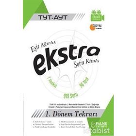 TYT - AYT Eşit Ağırlık Ekstra Soru Bankası Palme Yayınları