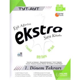 TYT - AYT Eşit Ağırlık Ekstra Soru Bankası Palme Yayınları