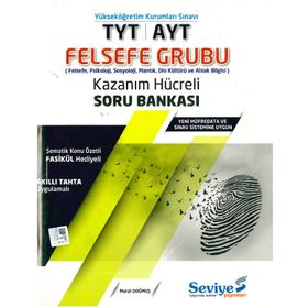 TYT AYT Felsefe Grubu Kazanım Hücreli Soru Bankası Seviye Yayınları