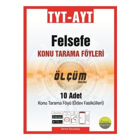 TYT AYT Felsefe Konu Tarama Föyleri Ölçüm Serisi 10 Fasikül-Pano Yayınları