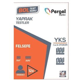 TYT AYT Felsefe Kutu Testi Komisyon Pergel Yayınları