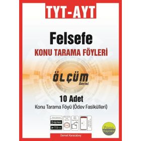 TYT AYT Felsefe Tarama Föyleri 10 Fasikül Pano Yayınevi