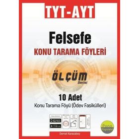TYT AYT Felsefe Tarama Föyleri 10 Fasikül Pano Yayınevi