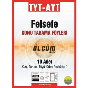 TYT AYT Felsefe Tarama Föyleri 10 Fasikül Pano Yayınevi