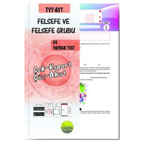 TYT AYT Felsefe ve Felsefe Grubu Çek Kopart 24 Adet Yaprak Testleri-Pano Yayınları