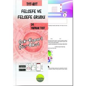 TYT AYT Felsefe ve Felsefe Grubu Çek Kopart 24 Adet Yaprak Testleri-Pano Yayınları