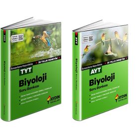 TYT AYT Fizik Kimya Biyoloji Soru Bankası Seti Aydın Yayınları