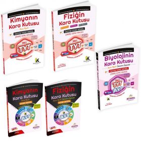 Tyt-Ayt Fizik - Kimya - Biyolojinin Kara Kutusu 5'li Set Konu Özetli Tamamı Çözümlü Soru Bankası